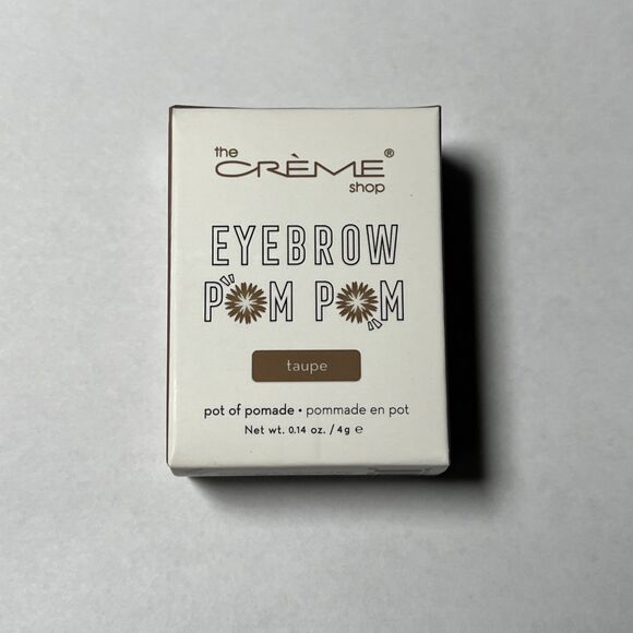 The Creme Shop Eyebrow Pom Pom, Sealed, Taupe, Pomade Pot, Brow Fill, No Budge! - Picture 1 of 3